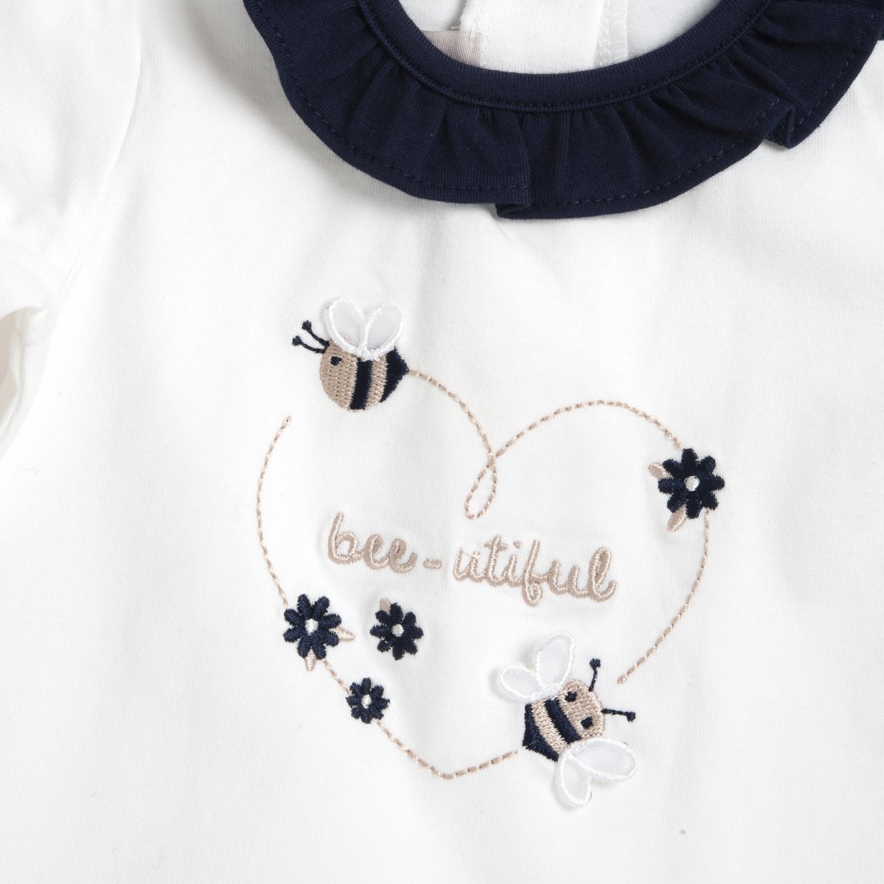 Camisola com Bordado "Bee-utiful" e Abelhas Chicco - 2