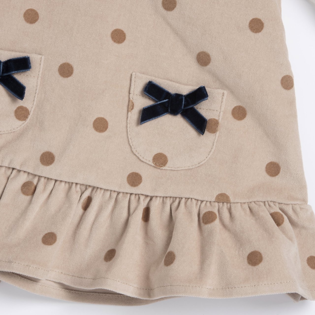 Conjunto de Vestido &agrave;s Bolinhas e Camisola Chicco - 2