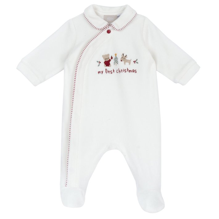 Babygrow de Natal com Ursinho e Rena