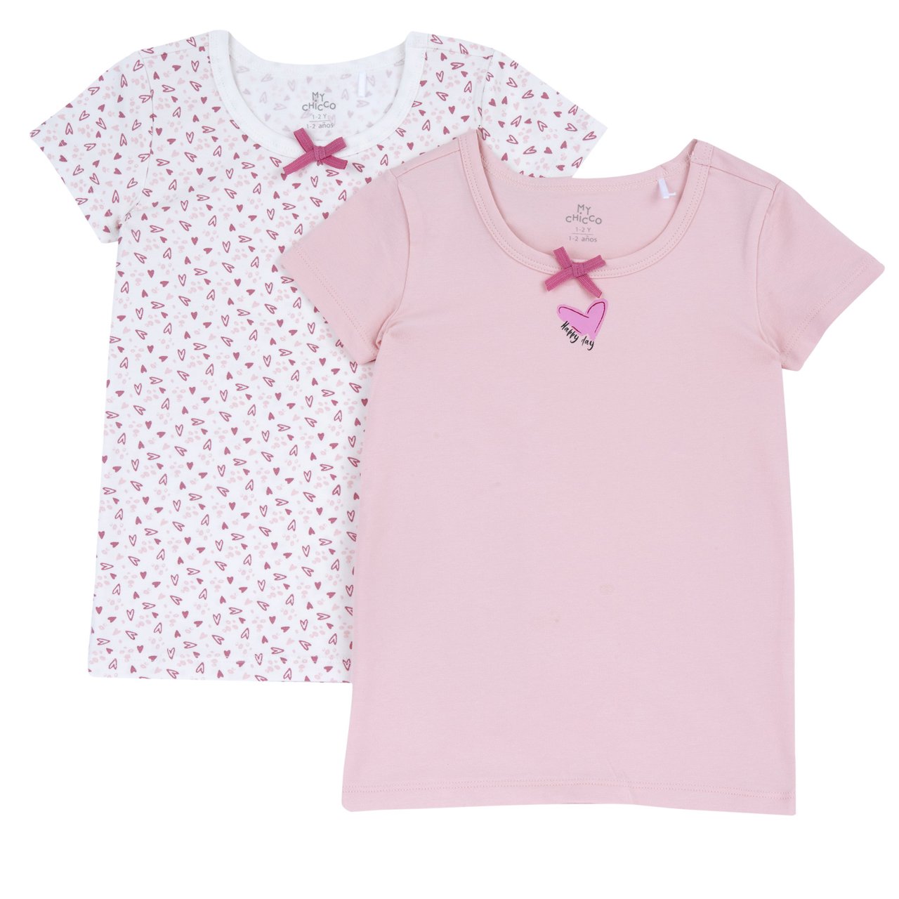 Set magliette intime manica corta Chicco - 0
