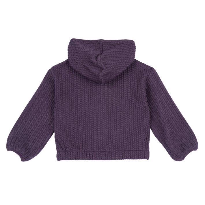 Felpa con cappuccio e zip 