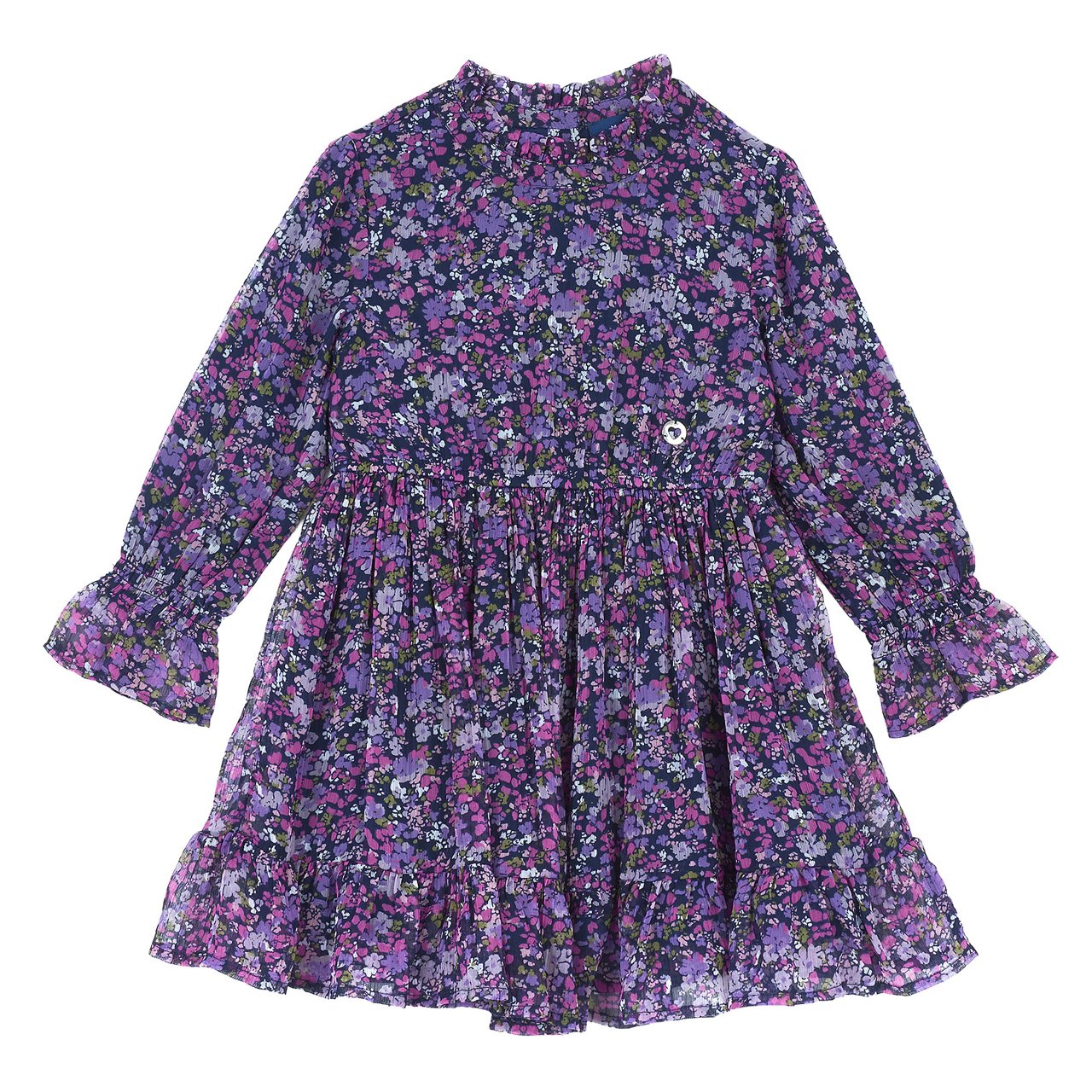 Robe &agrave; manches longues avec imprim&eacute; floral Chicco - 0