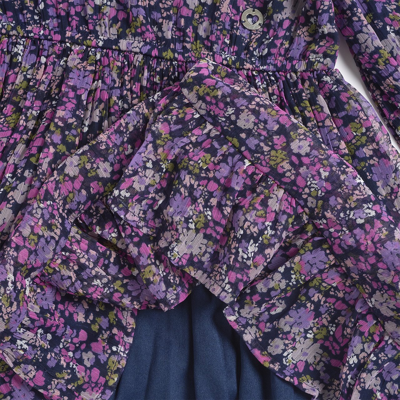 Robe &agrave; manches longues avec imprim&eacute; floral Chicco - 3