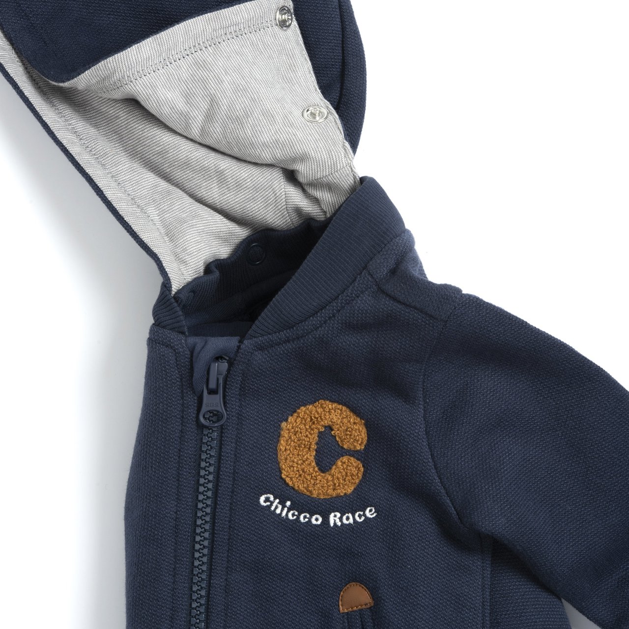 Sudadera Azul con Capucha y Cremallera Chicco - 2