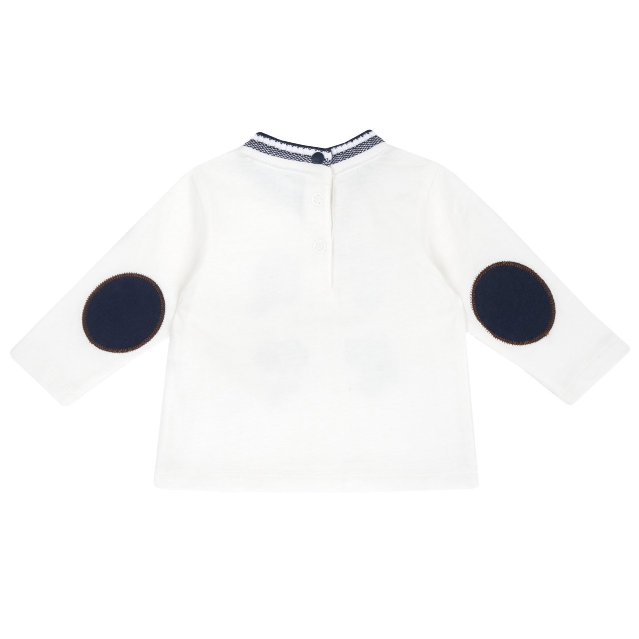 Camisola de Manga Comprida Branca com C&atilde;ezinhos Chicco - 1