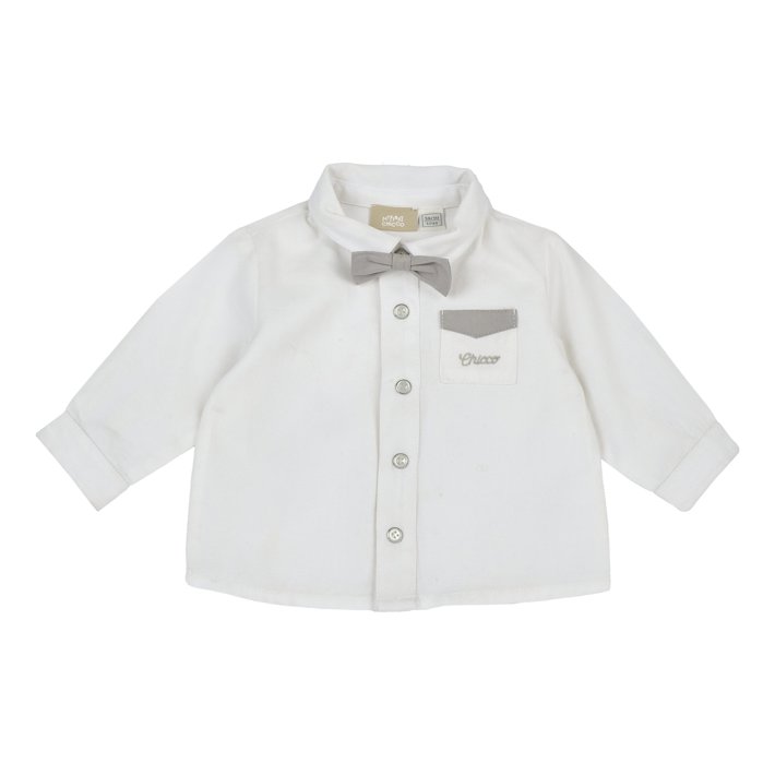 Camicia manica lunga con papillon