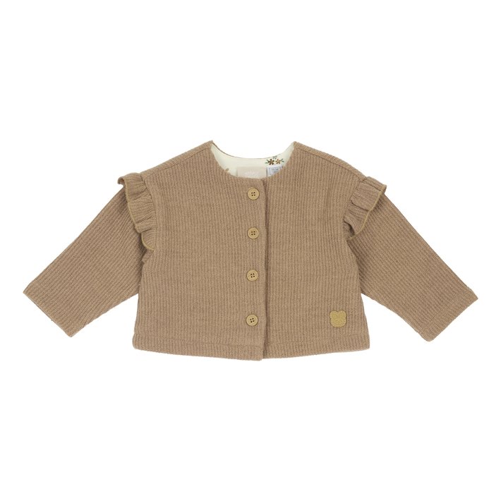 Chaqueta de Punto Beige