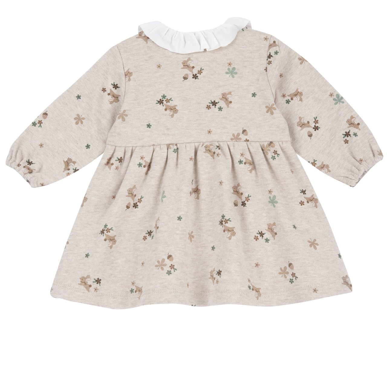 Vestido de Manga Larga con Flores Chicco - 1