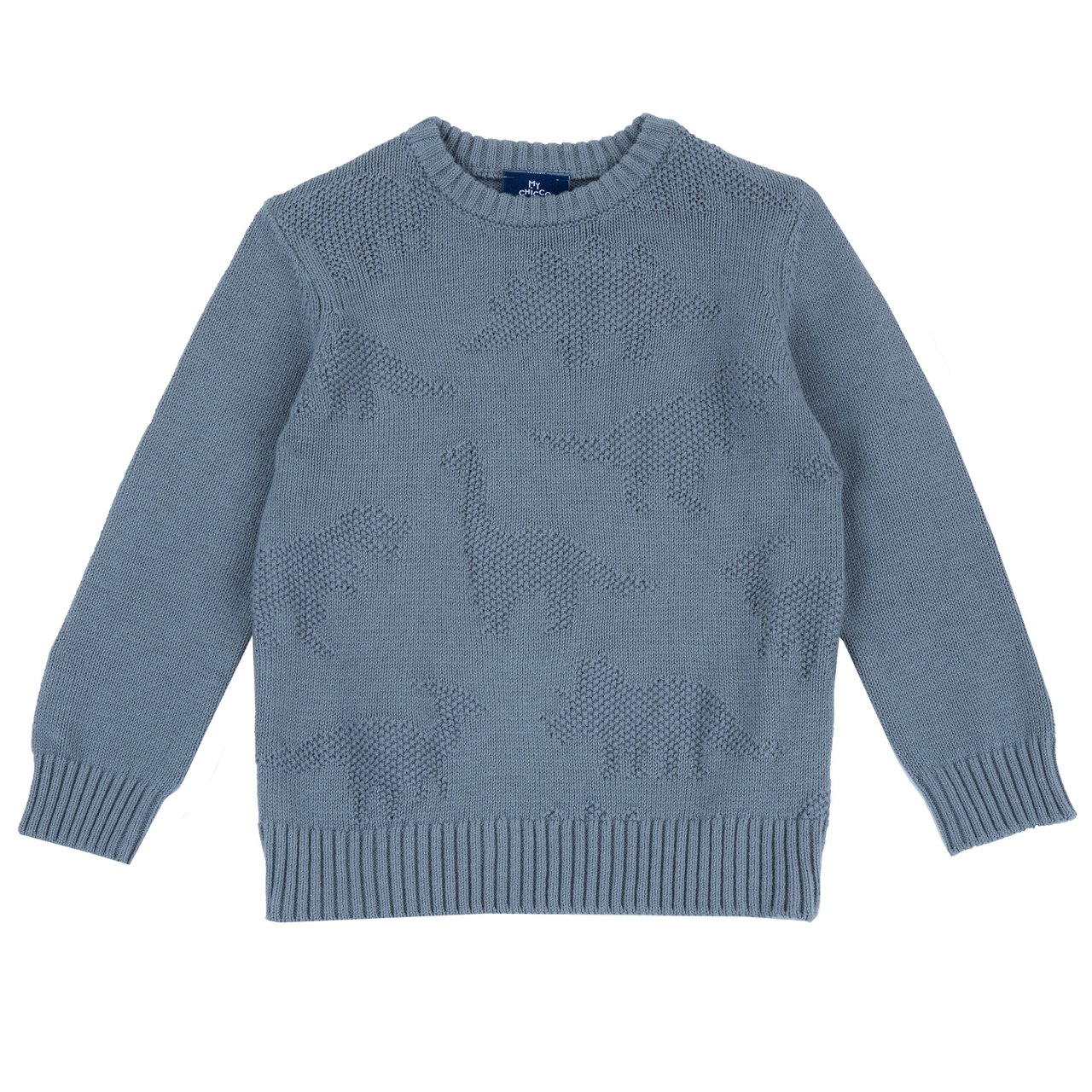 Maglione disegno jacquard Dinosauri Chicco - 0