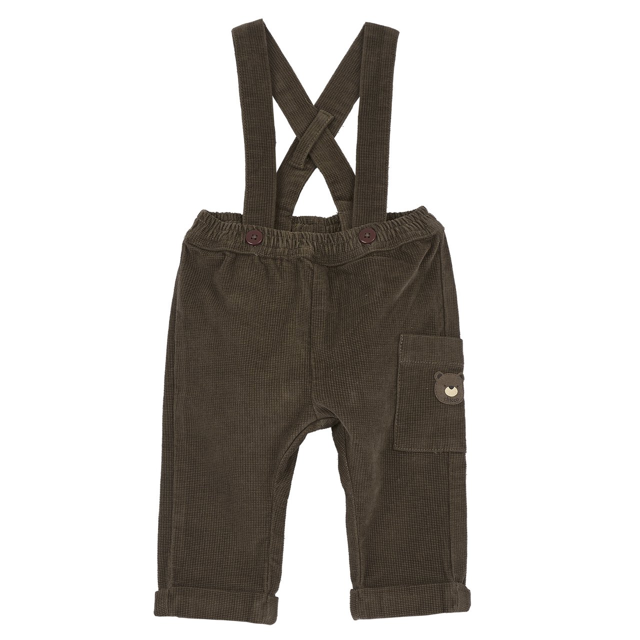 Pantalones Verdes con Tirantes Chicco - 0