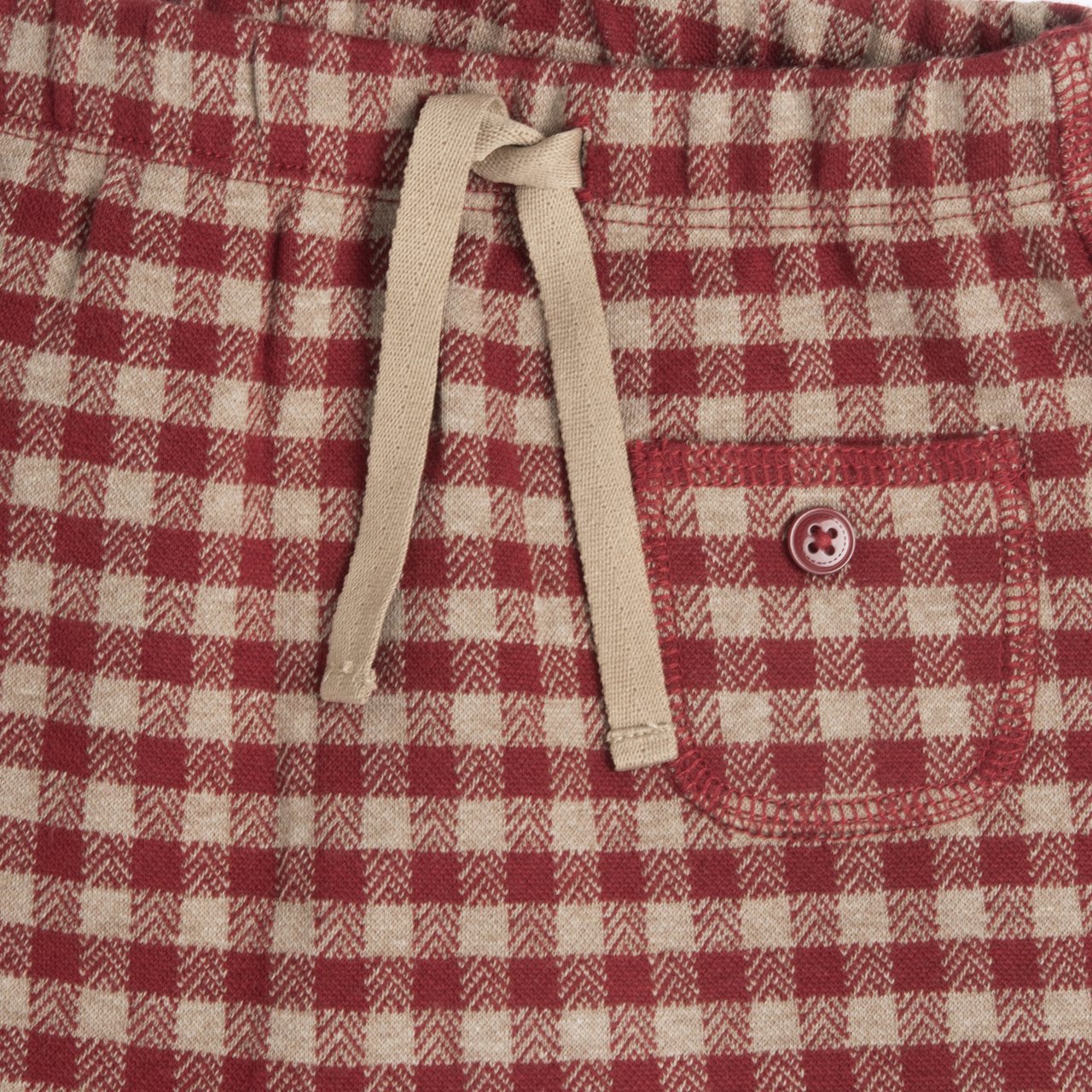 Pantalones a Cuadros Rojos Chicco - 2