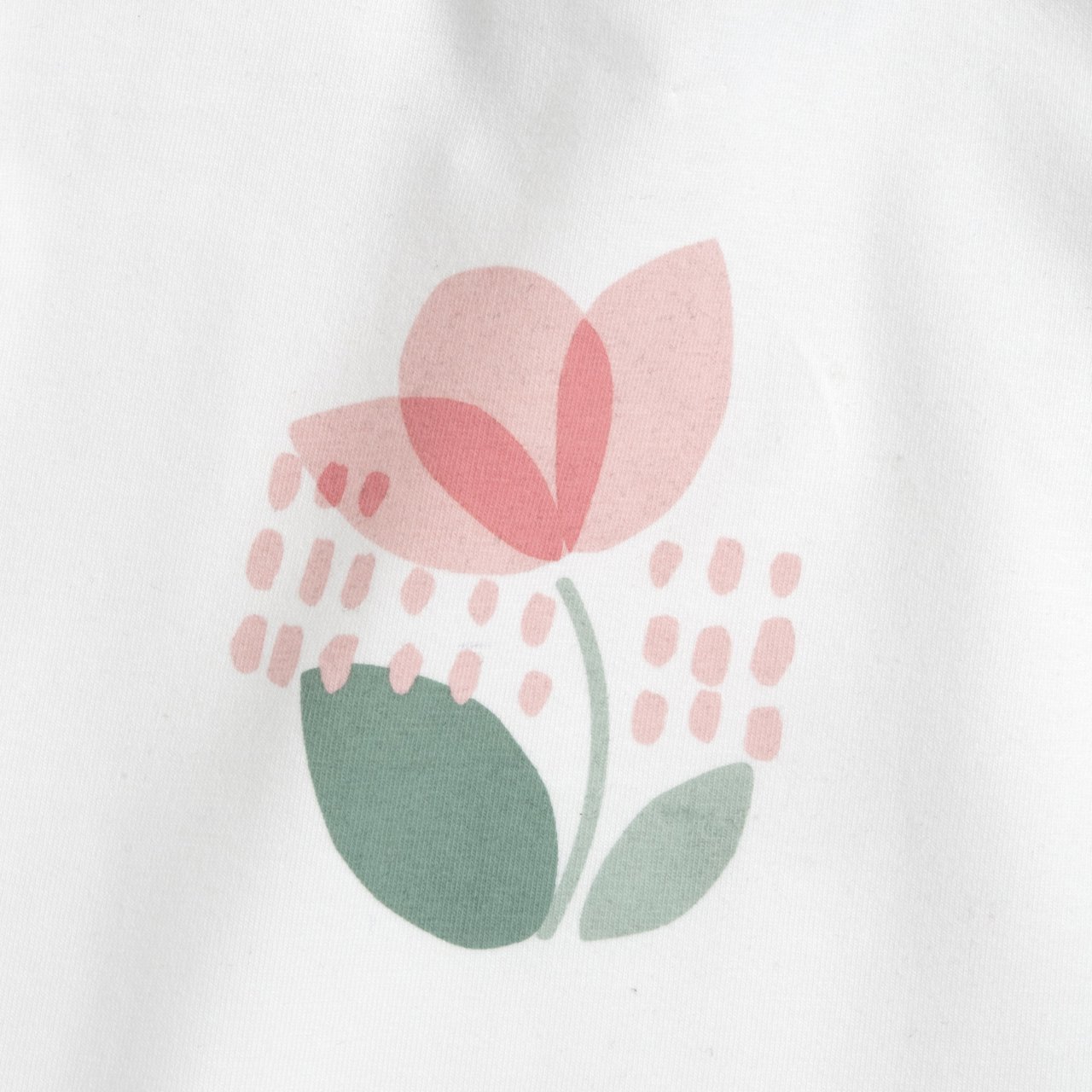 Camiseta Blanca con Flor Chicco - 2