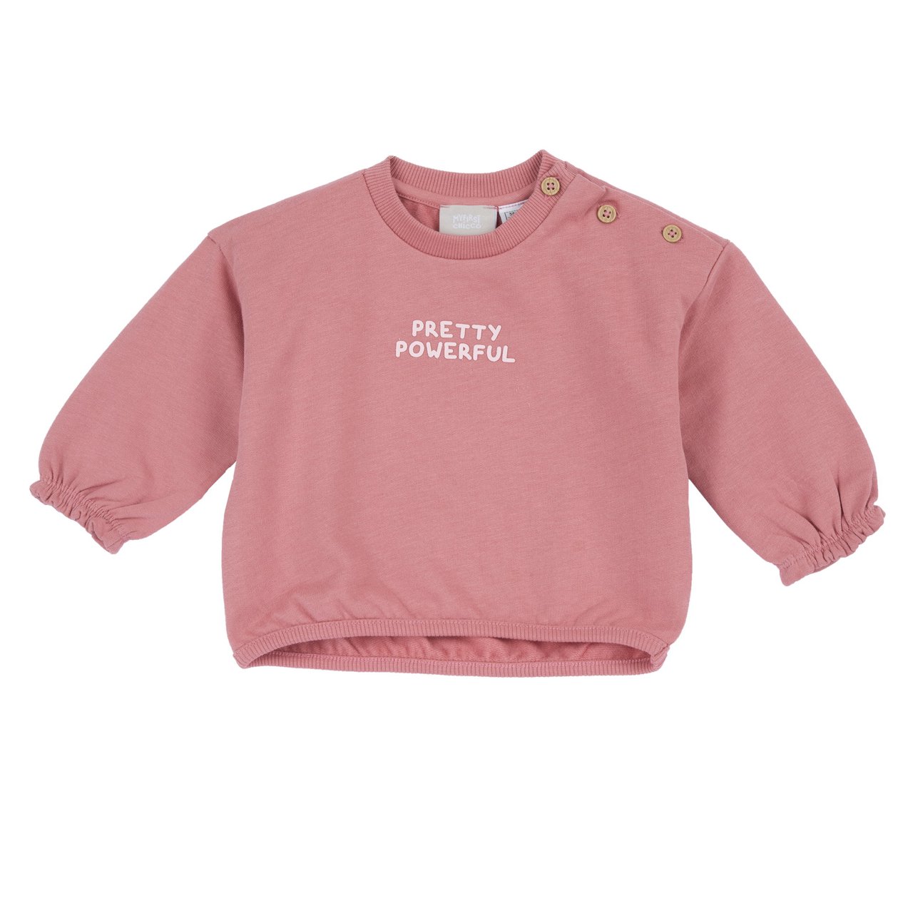 Sudadera Rosa "Pretty Powerfull" Chicco - 0