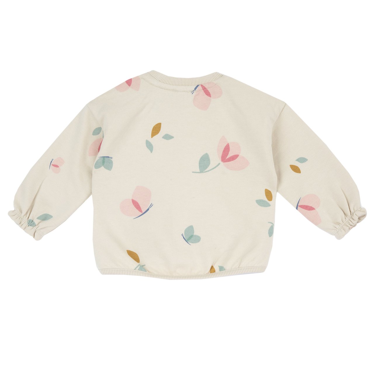 Sudadera Blanca con Flores Chicco - 1