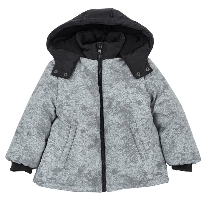 Blouson &agrave; motifs avec capuche