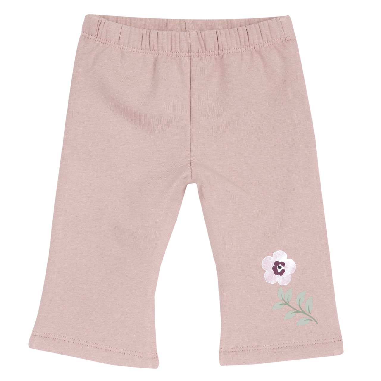 Conjunto de Camisola com Flores e Leggings Rosa Chicco - 3