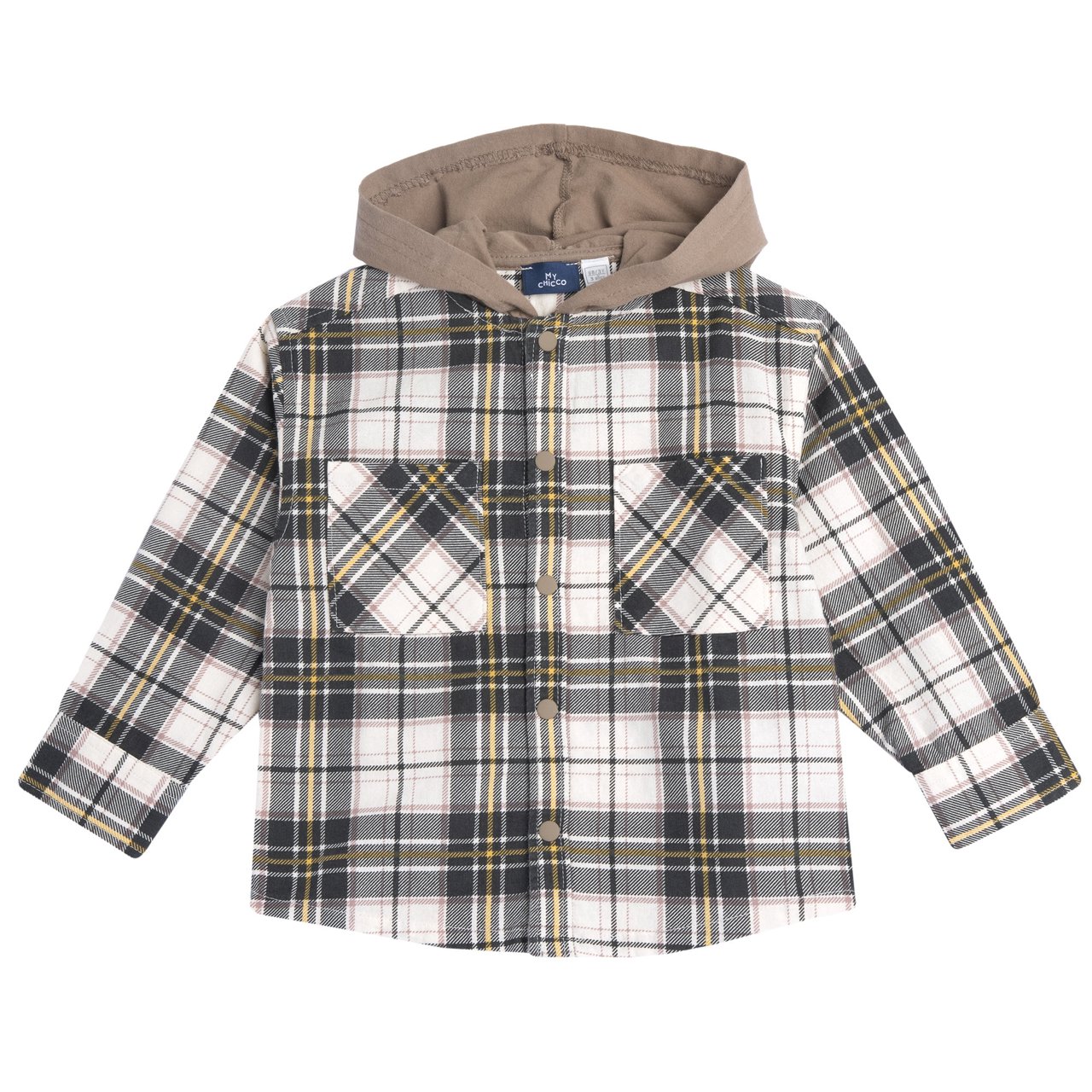 Camicia fantasia con cappuccio Chicco - 0