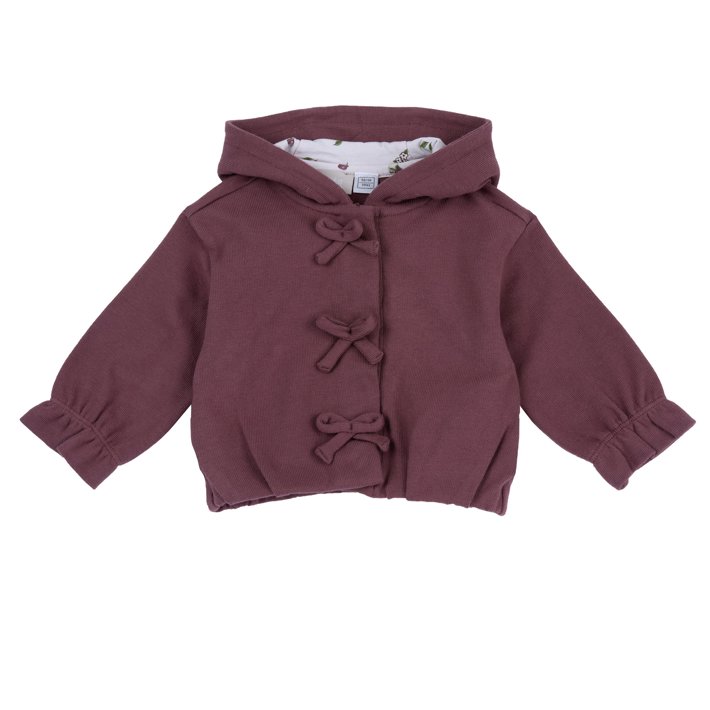 Cardigan con cappuccio