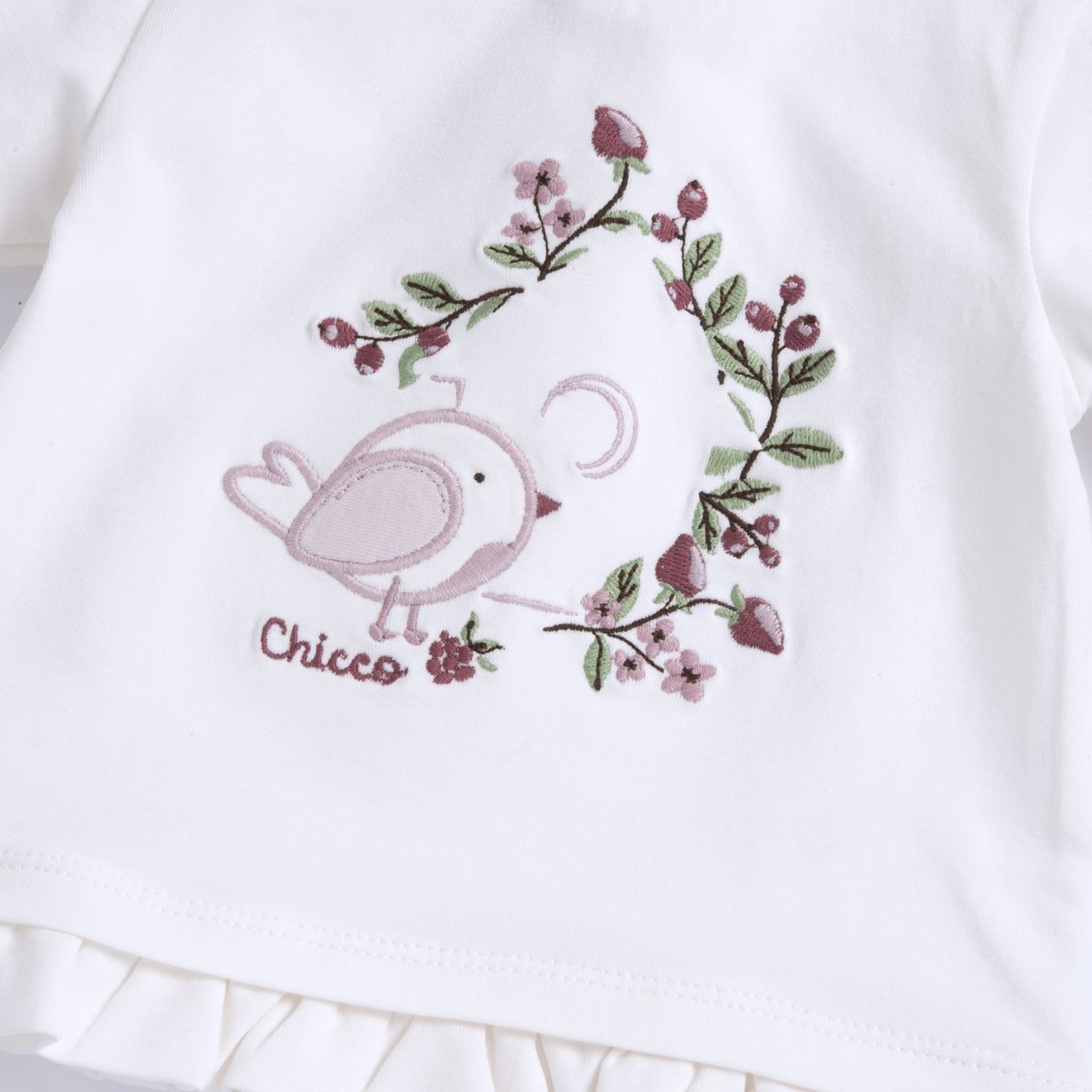 Camiseta Blanca con Pajaro Chicco - 2
