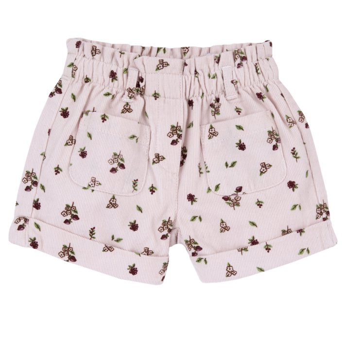 Pantaloni corti in velluto a coste