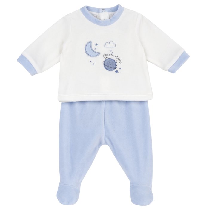 Ensemble pull et pantalon avec petits pieds
