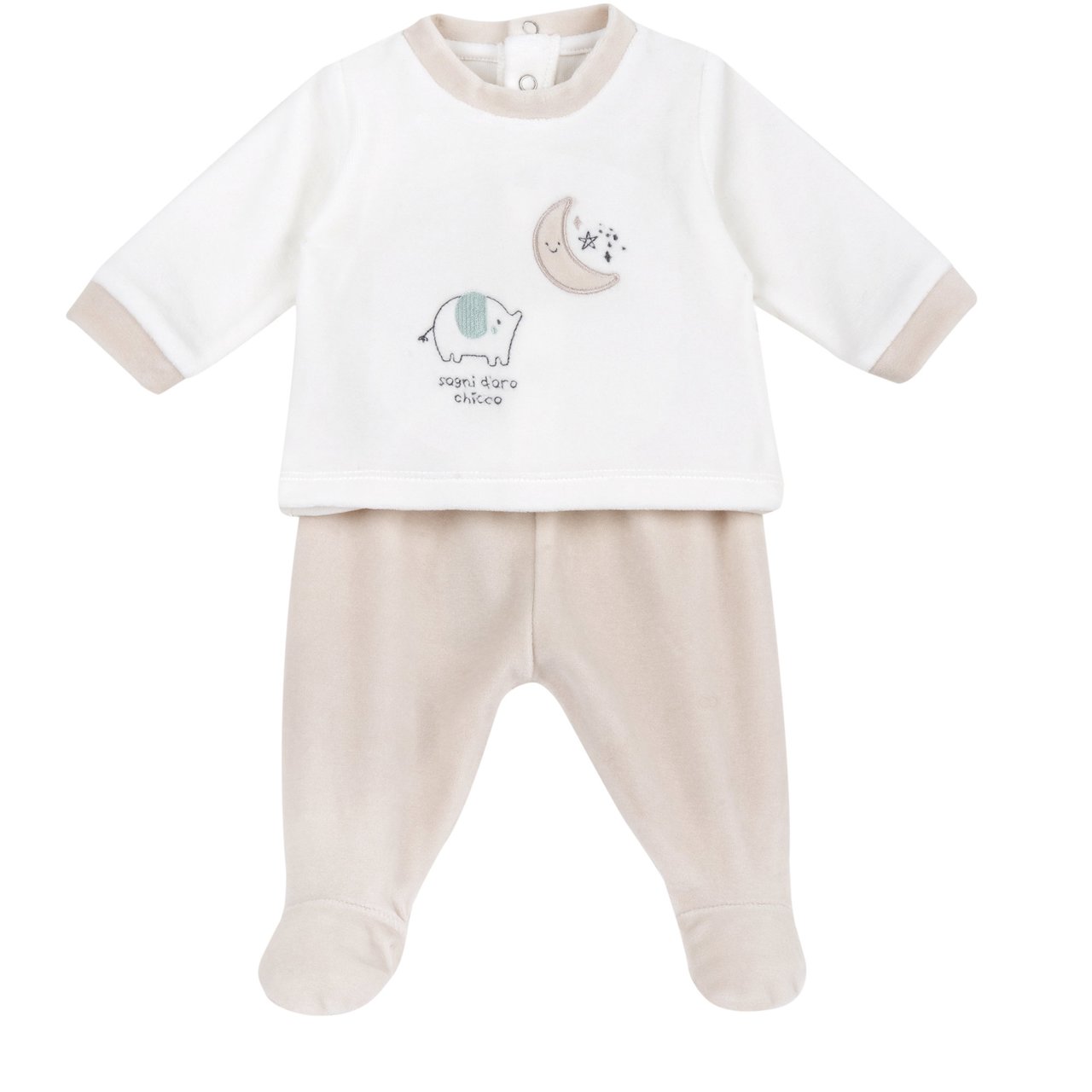 Ensemble pull et pantalon avec petits pieds Chicco - 0