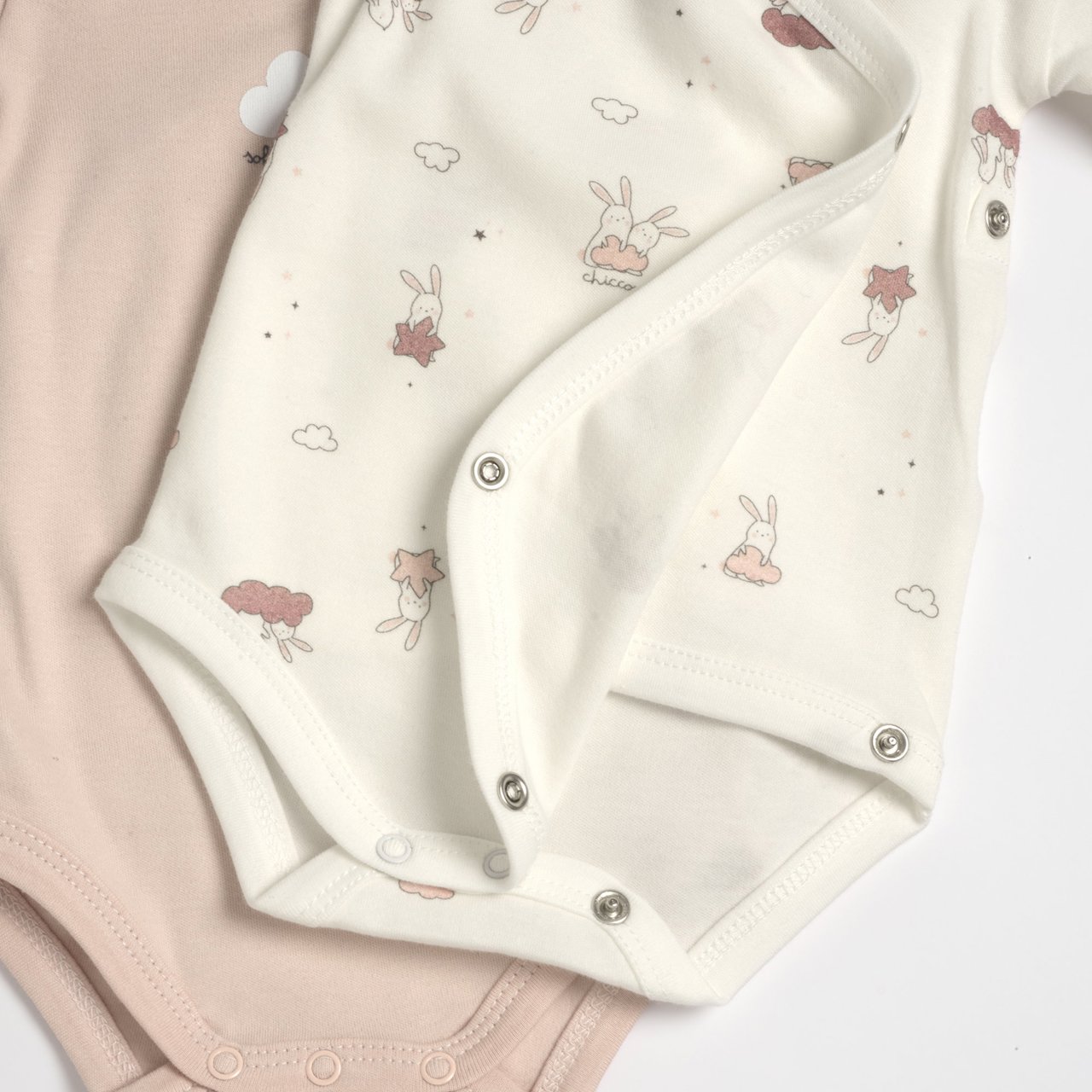 Conjunto de Bodies Rosa con Nubes Chicco - 2