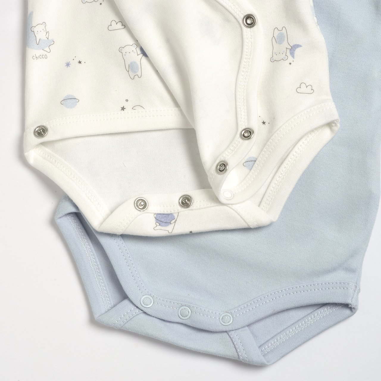 Conjunto de dos Bodies Azules  Chicco - 2