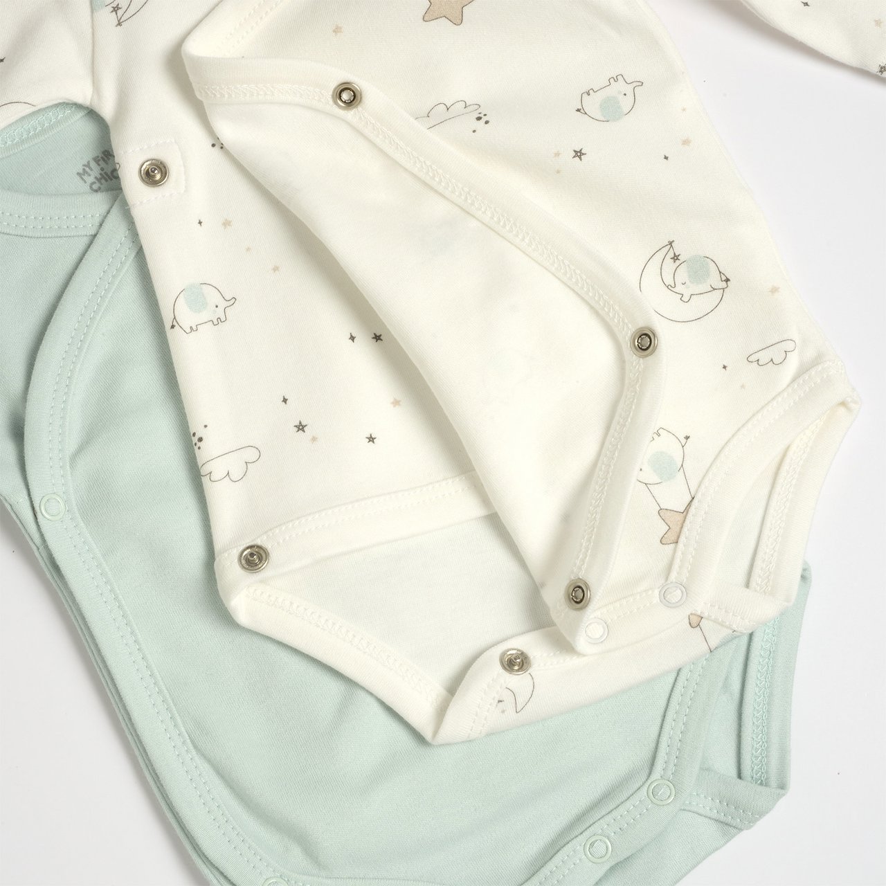 Conjunto de Dos Bodies Verdes Chicco - 2