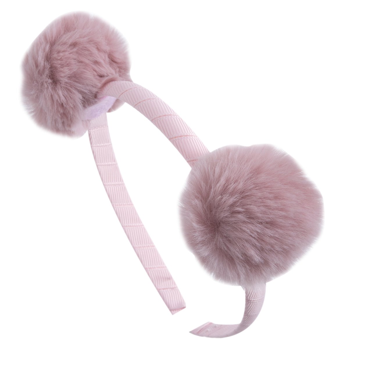 Cerchietto con due pom pon rosa Chicco - 0
