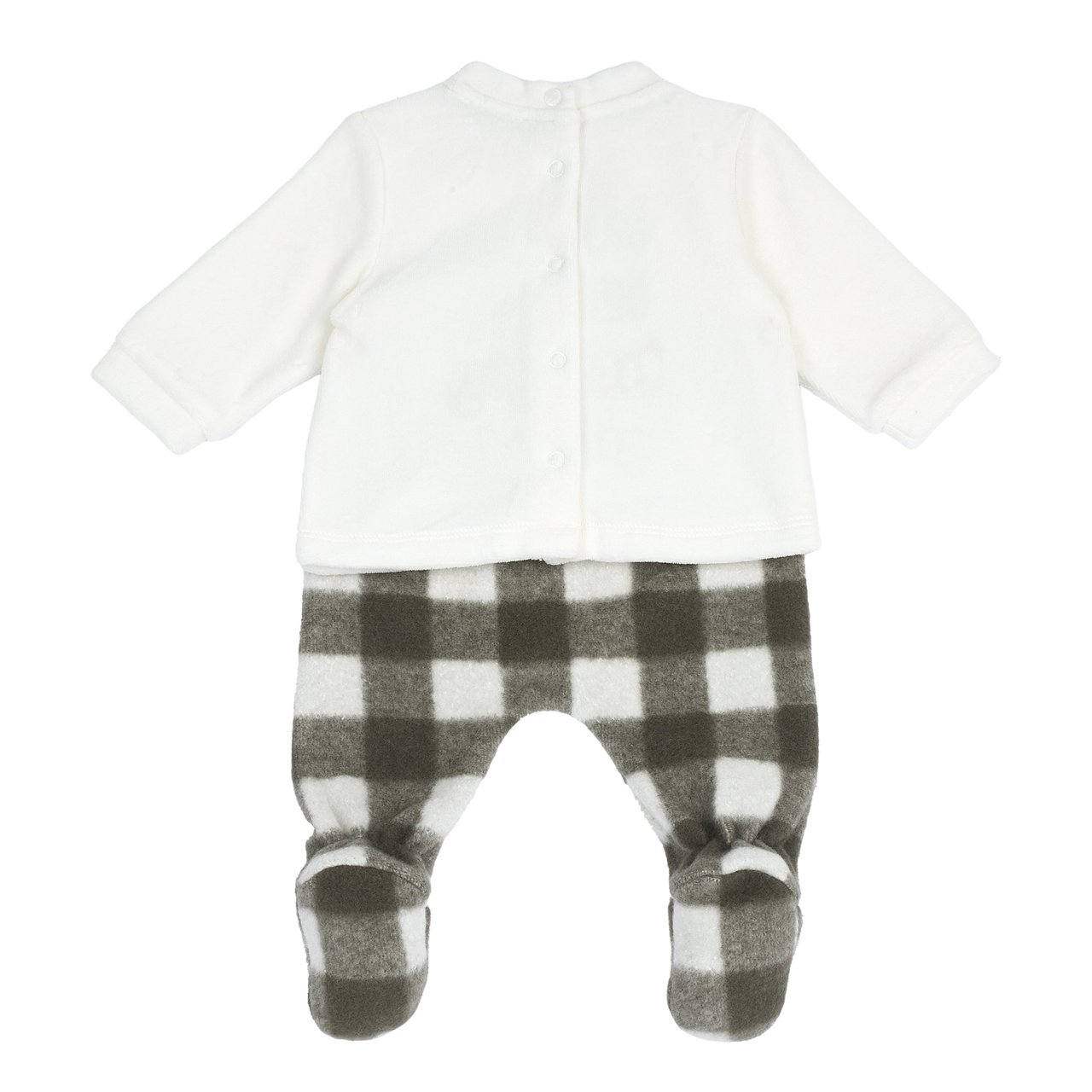 Conjunto de Camisola "Home is My Happy Place" e Cal&ccedil;as com P&eacute;s aos Quadrados Chicco - 1