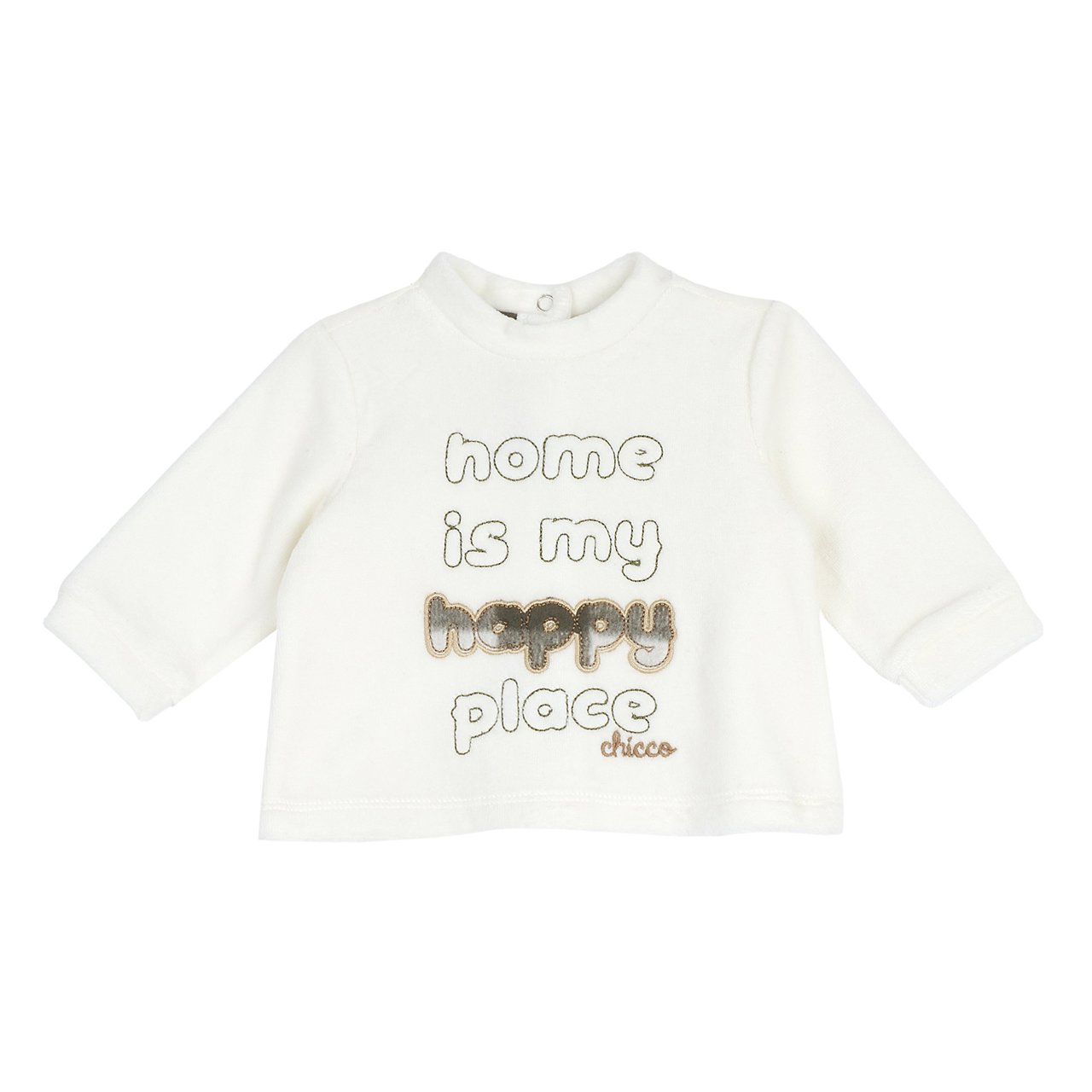 Conjunto de Camisola "Home is My Happy Place" e Cal&ccedil;as com P&eacute;s aos Quadrados Chicco - 2