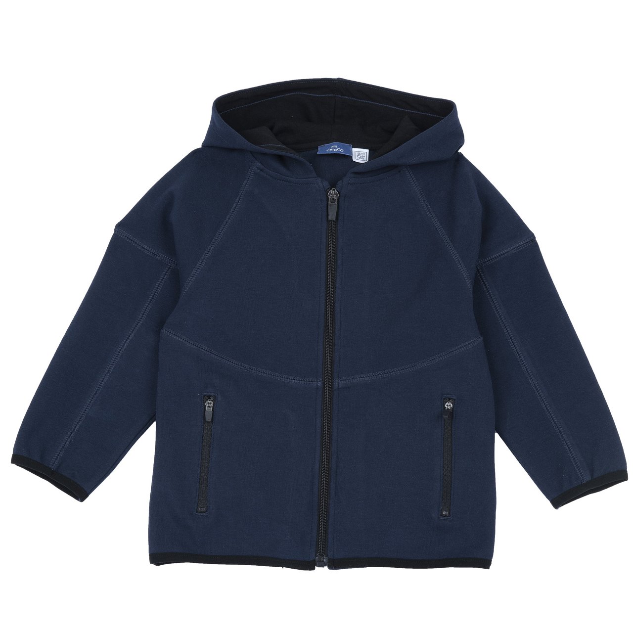 Felpa con cappuccio e zip  Chicco - 0