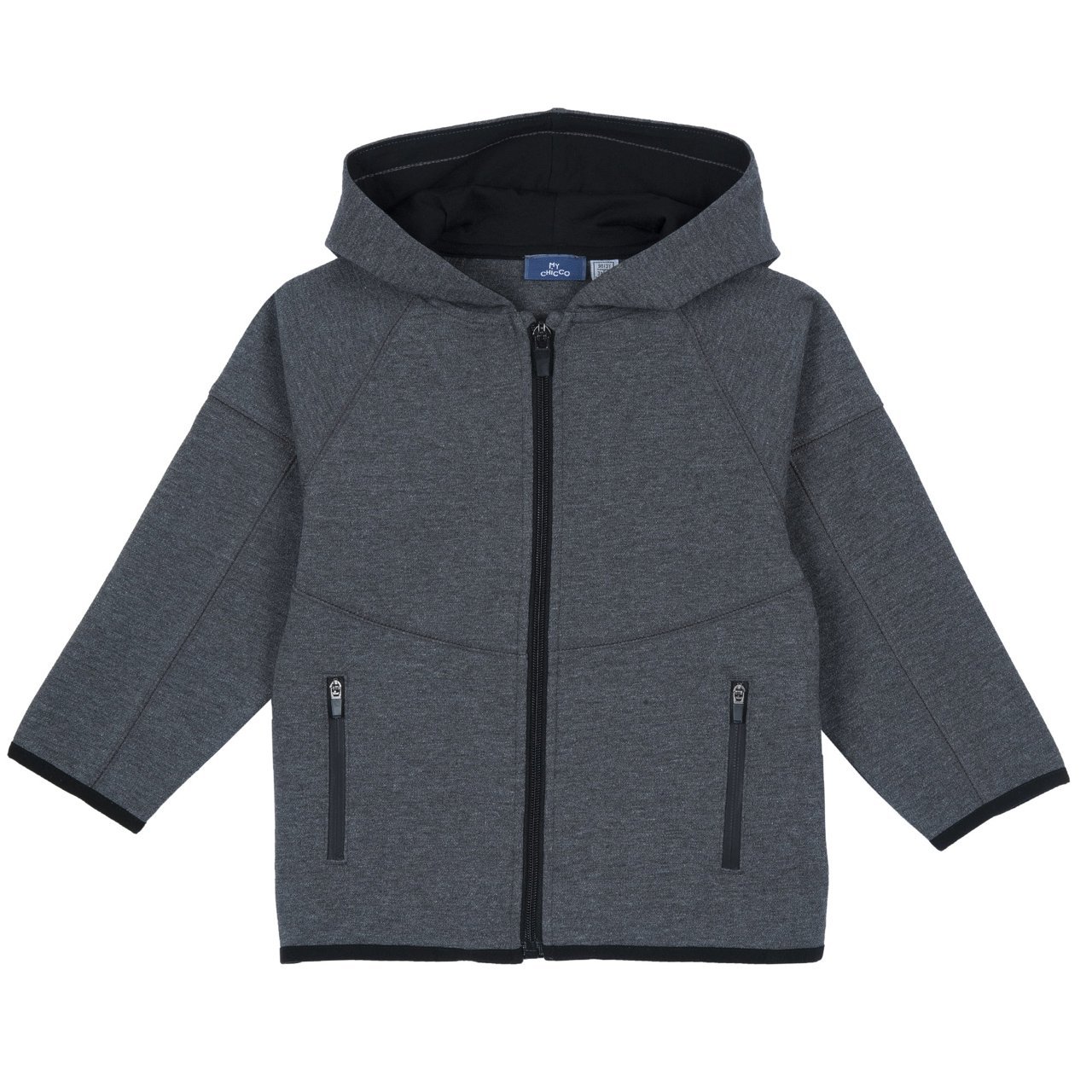 Felpa con cappuccio e zip  Chicco - 0