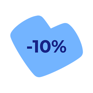 Sconto del 10% su tutto il carrello