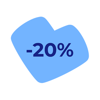 Sconto del 20% su tutto il carrello