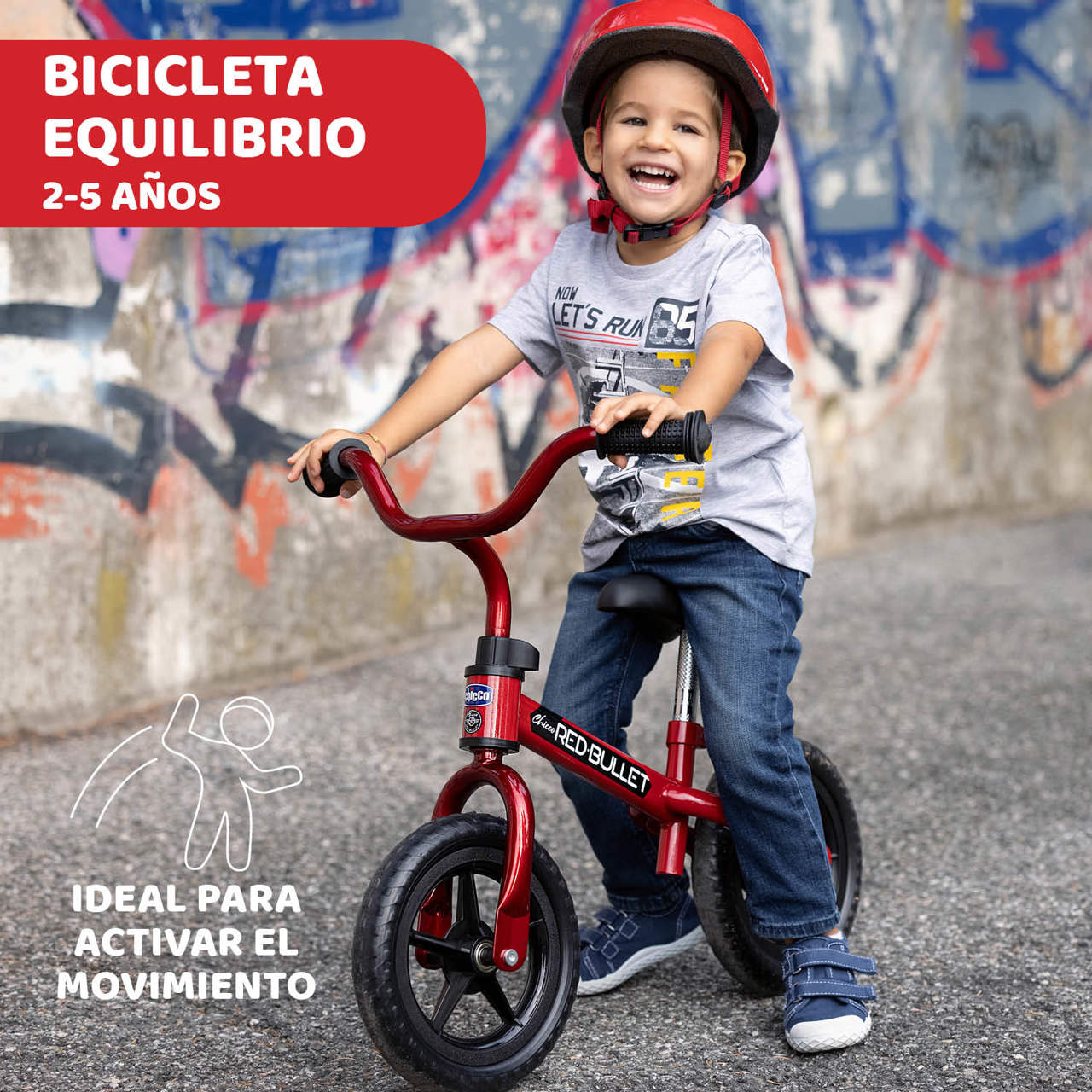 Objetor Escarpa Fuente Bicicleta sin pedales Chicco First Bike
