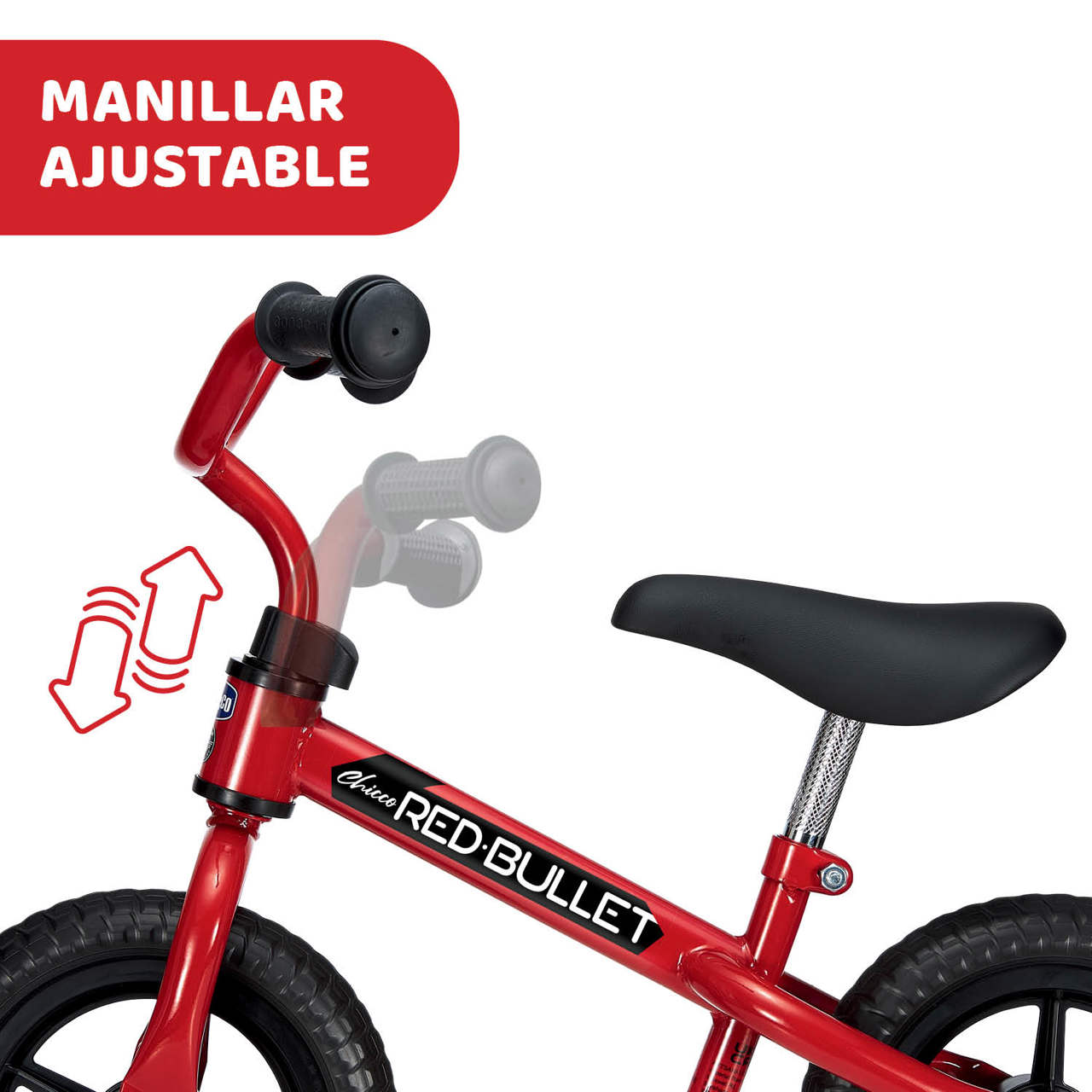 Bicicleta sin pedales CHICCO FIRST BIKE Red Bullet : Tienda bebe online