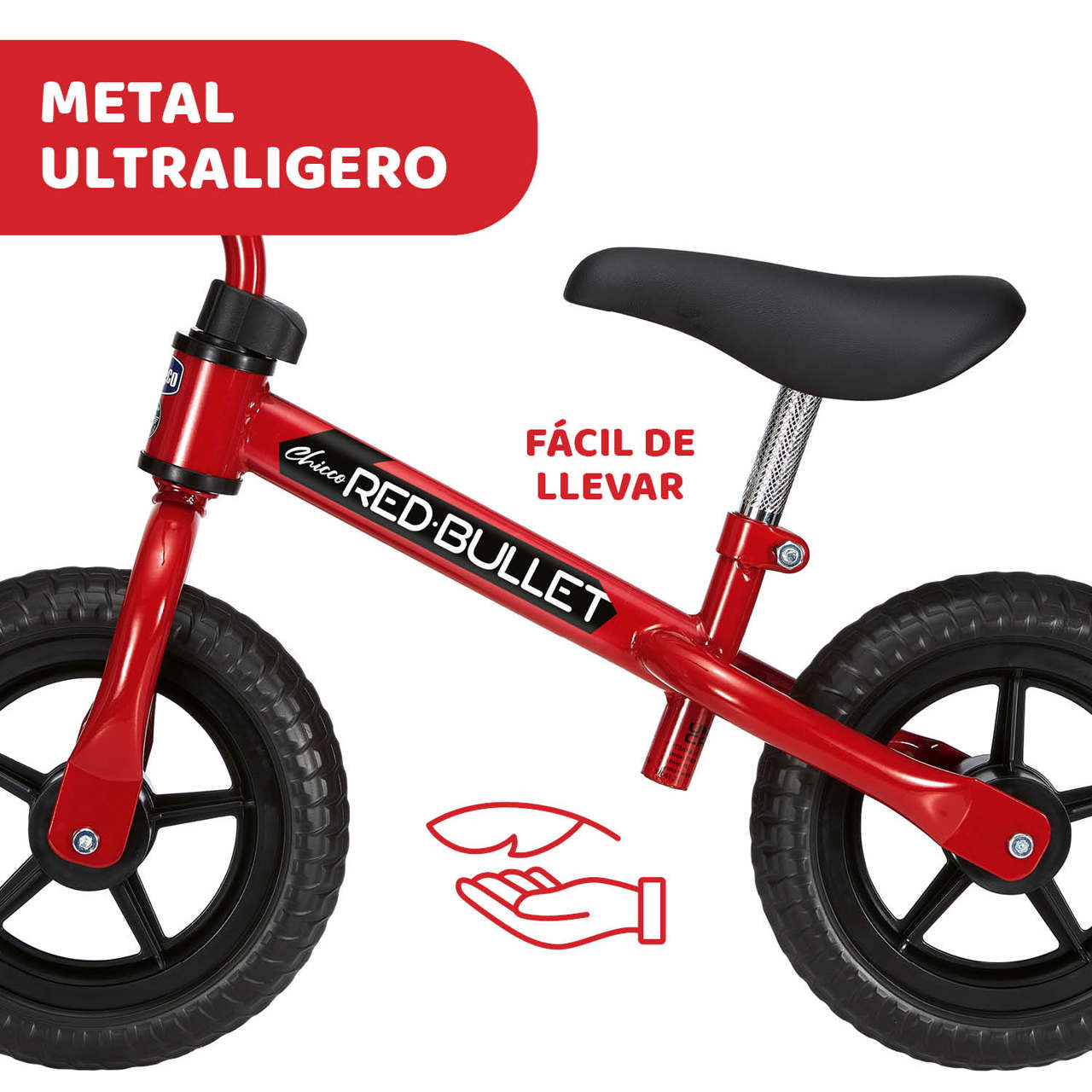 Chicco Bici Sin Pedales Eco Balance Roja ❌ ToysManiatic