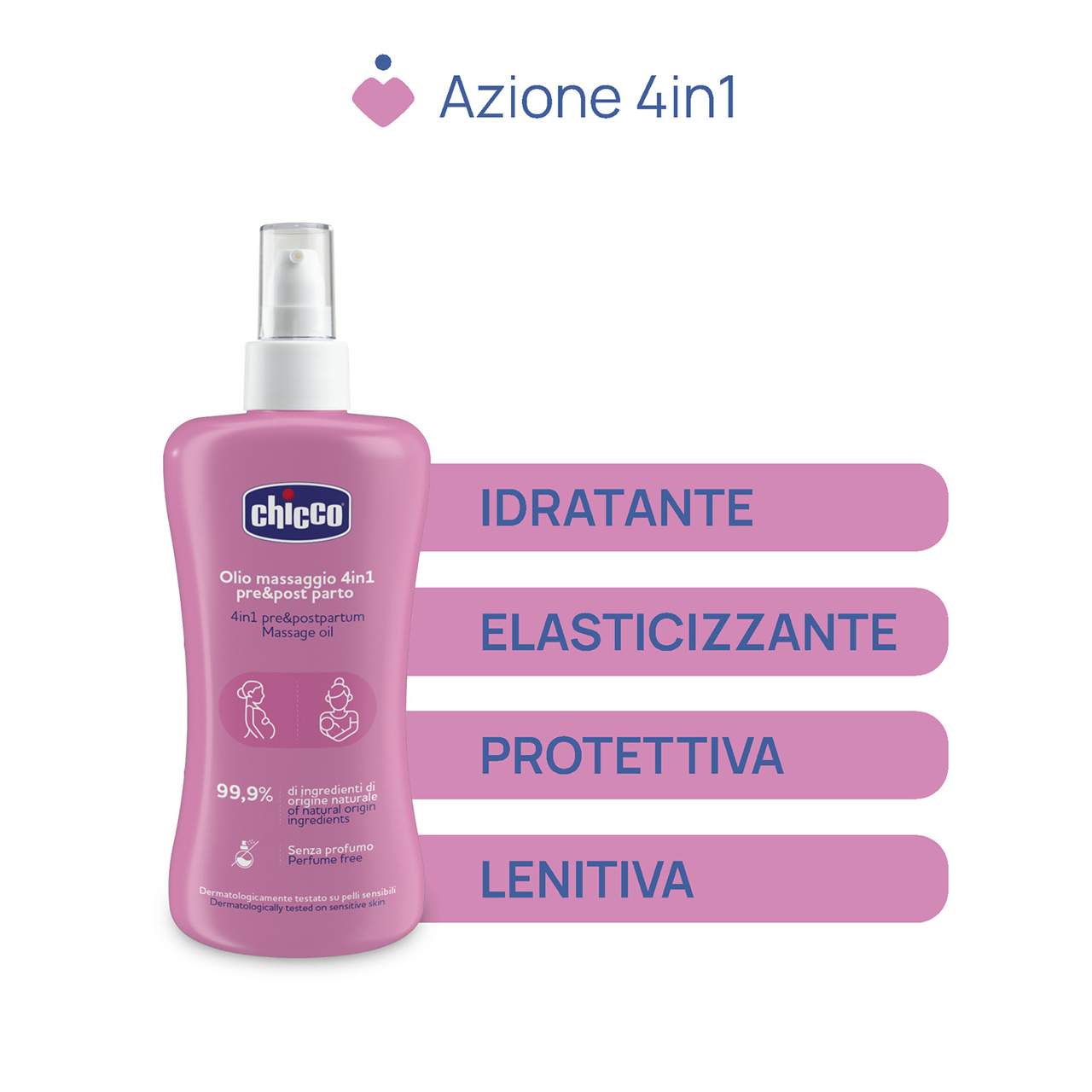 Olio per massaggio pre e post parto 4in1 null - 2