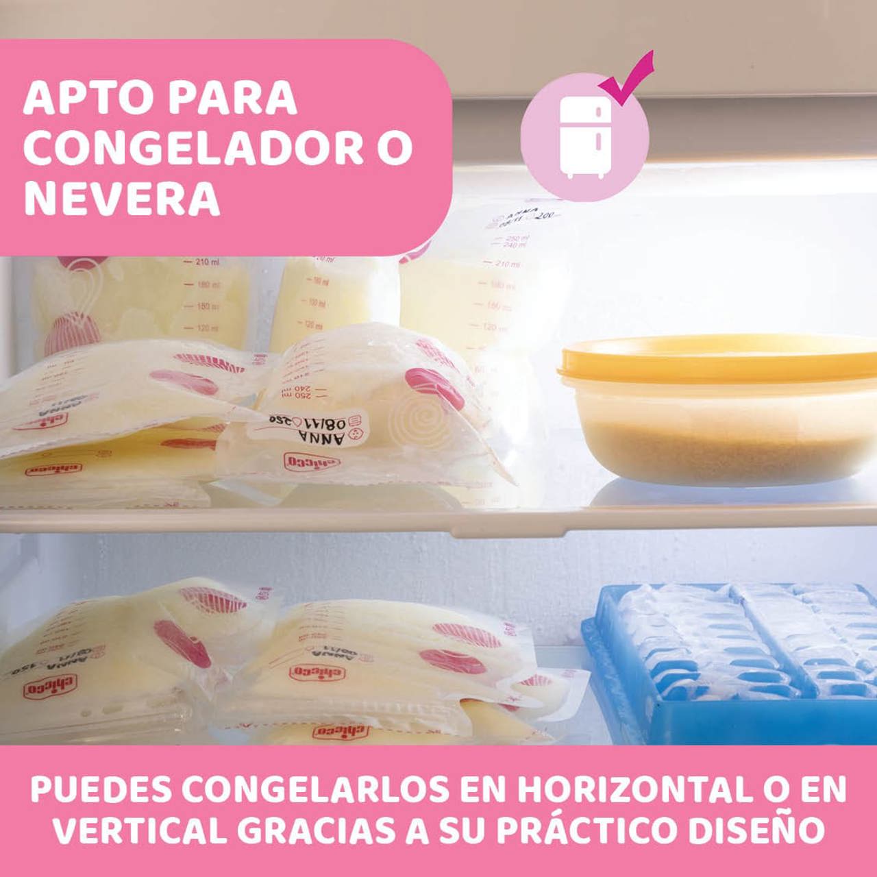 Bolsas conservación de leche materna 30 ud image number 5