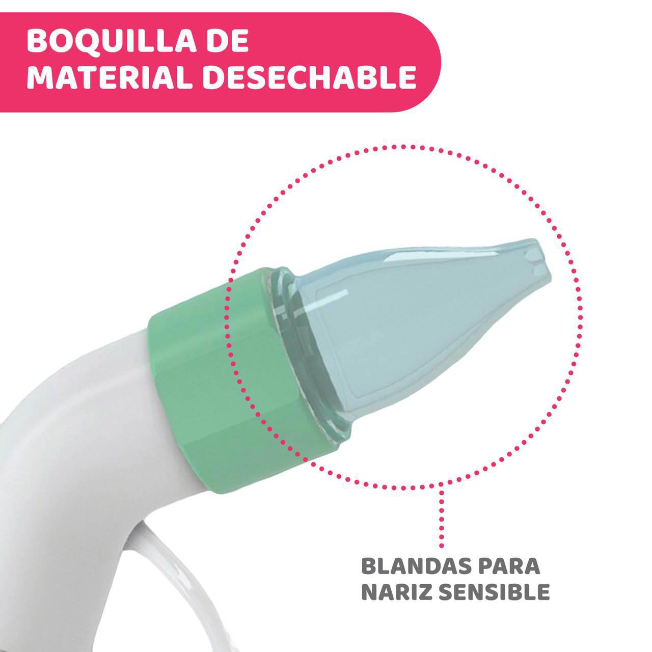 Aspirateur nasal PhysioClean Soft and Easy - Chicco - Lap'tite Grenouille