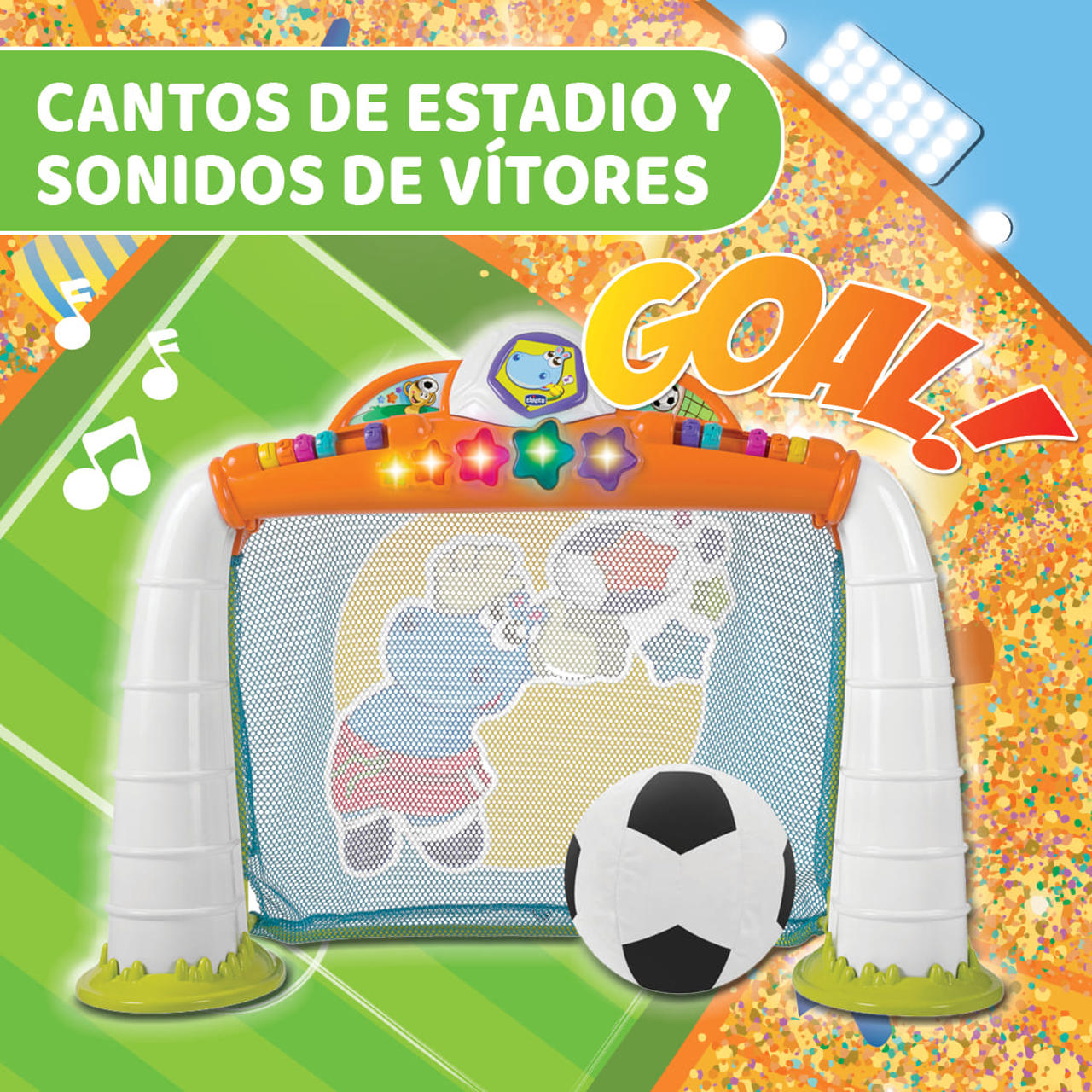 Portería fútbol infantil Chicco Goal League de segunda mano por 20 EUR en  Alhaurín de la Torre en WALLAPOP