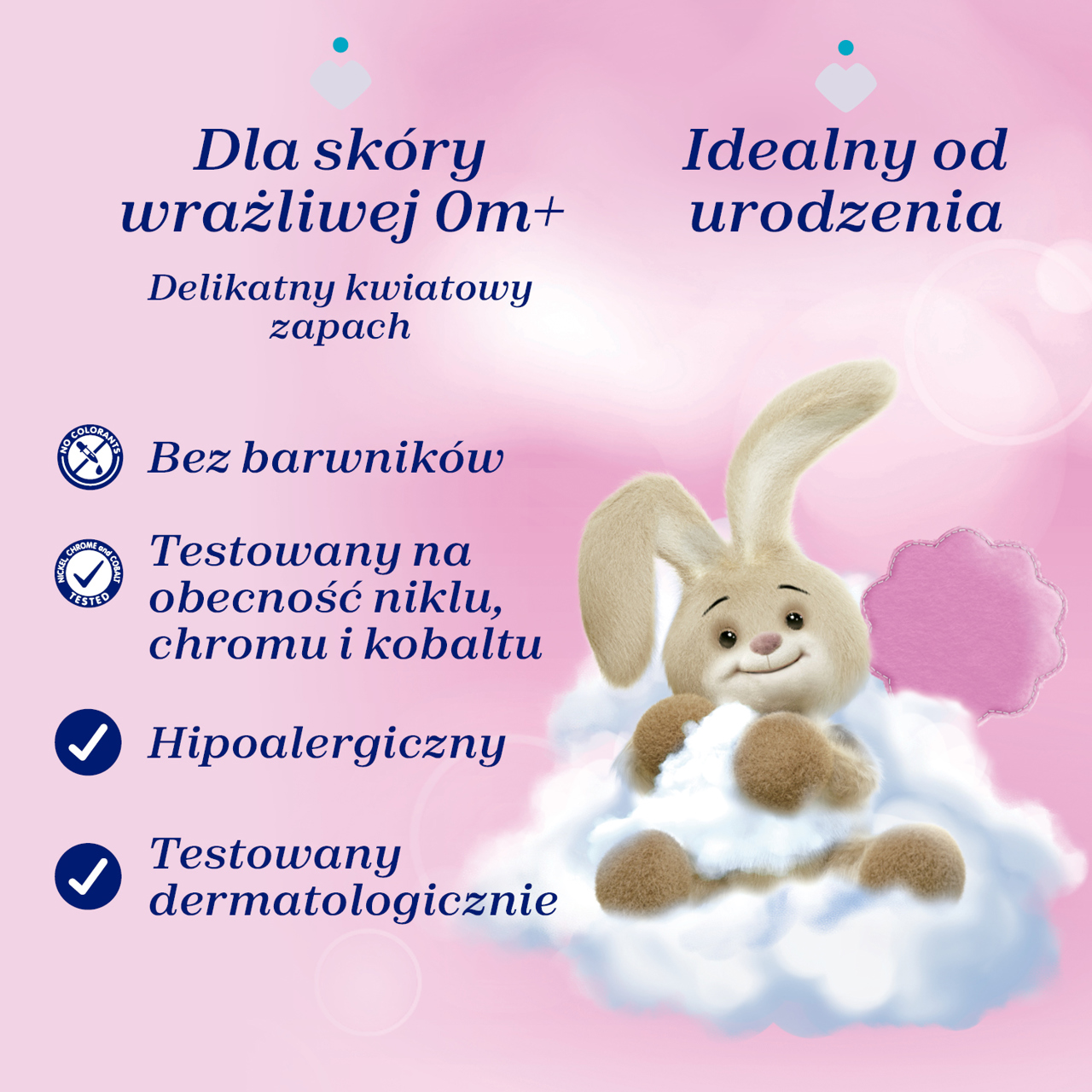 PŁYN DO ZMIĘKCZANIA I PŁUKANIA ODZIEŻY DZIECIĘCEJ DELICATE FLOWERS 750 ML  null - 1