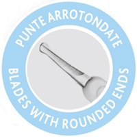 Rounded tips and curved blades