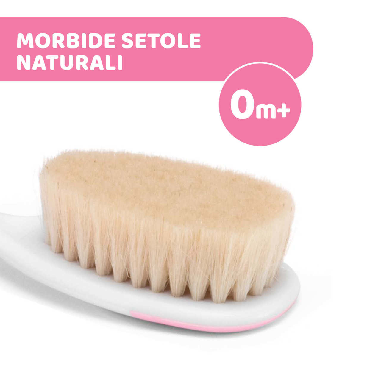 Spazzola e pettine in pelo naturale - 0m+ null - 2