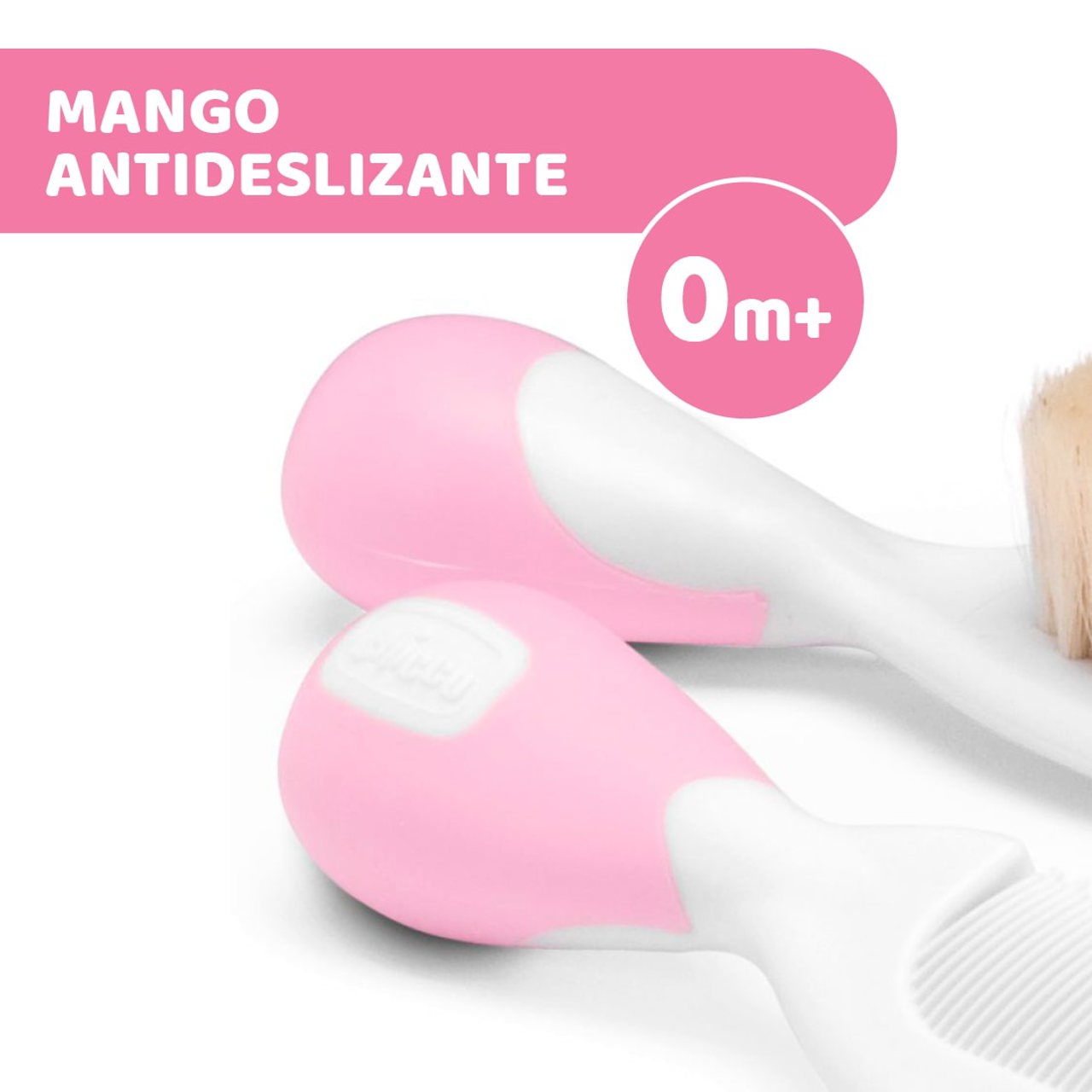 Set de Cepillo y Peine para Bebé Cerdas Suaves null - 3
