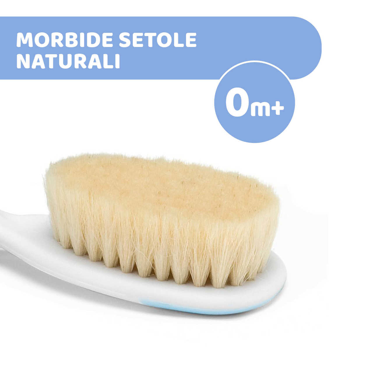 Spazzola e pettine in pelo naturale - 0m+ null - 2