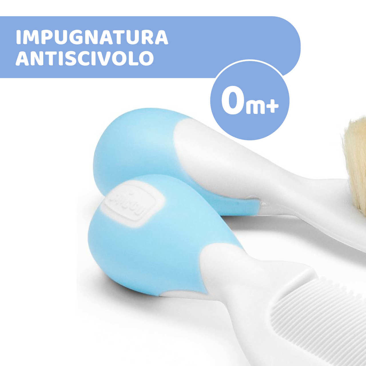 Spazzola e pettine in pelo naturale - 0m+ null - 4