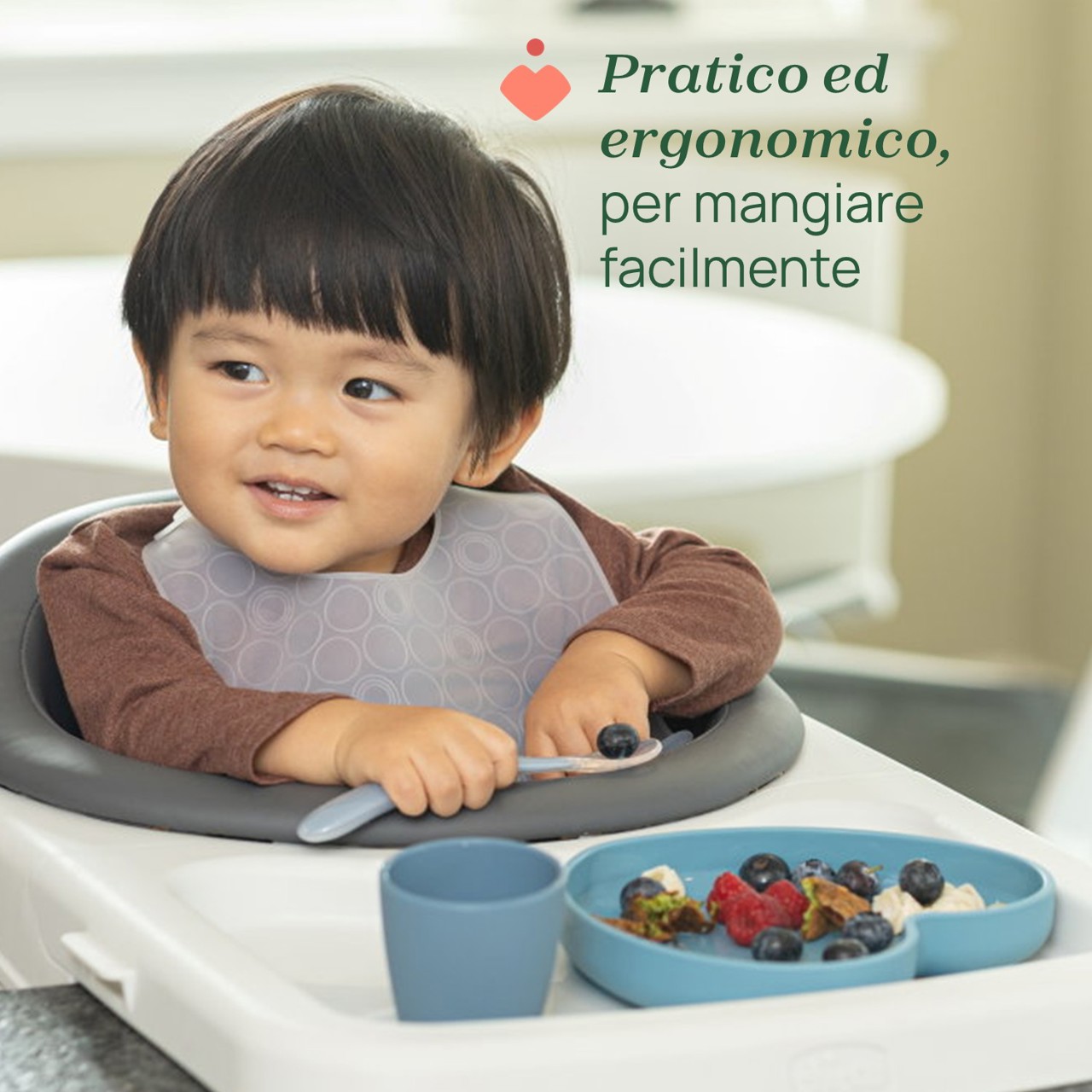 Cucchiaio in silicone morbido con custodia 6m+ Chicco - 5